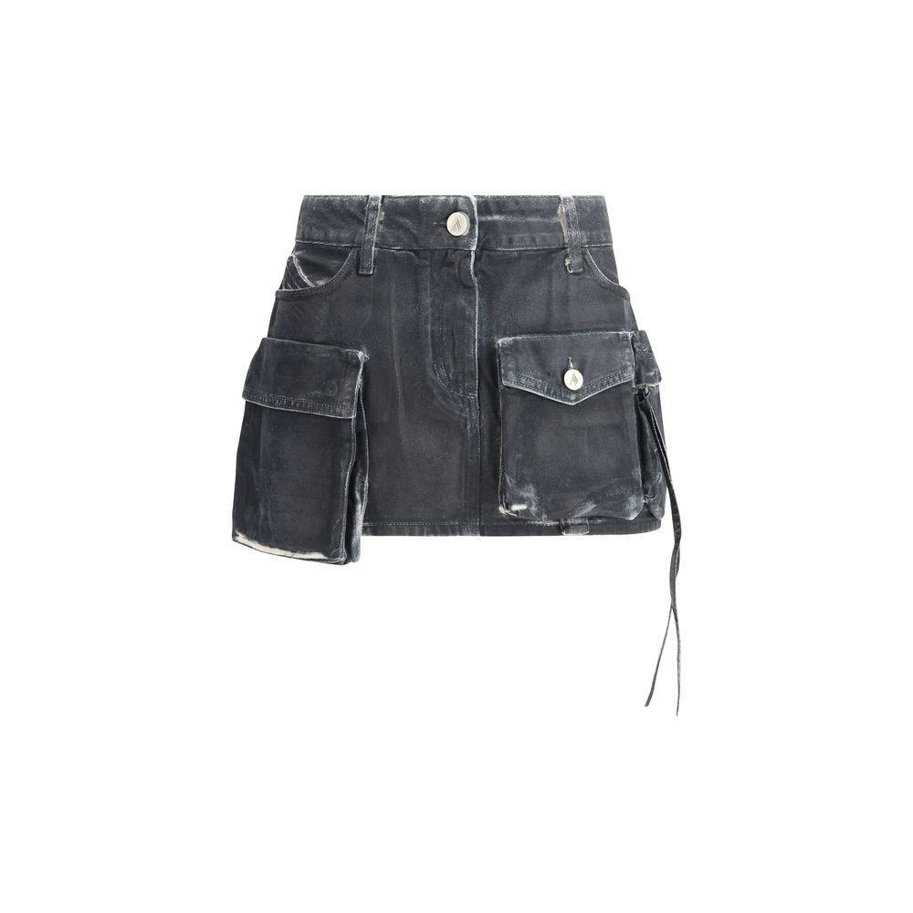 The Attico Cargo Mini Skirt TH-250WCR00136DDD100AA184-IT40 | M
