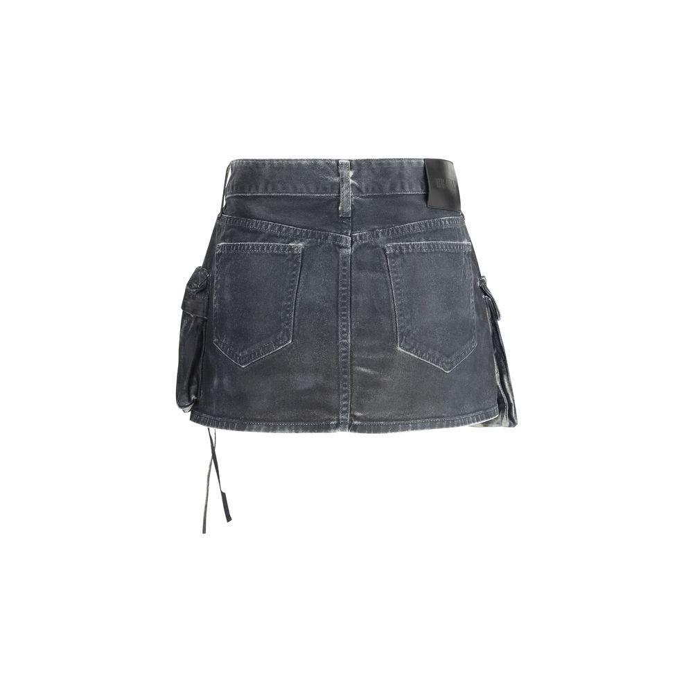 The Attico Cargo Mini Skirt TH-250WCR00136DDD100AA184-IT40 | M