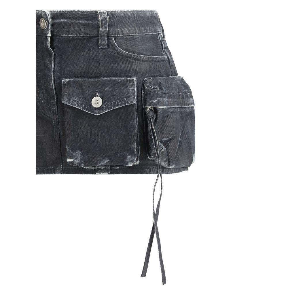 The Attico Cargo Mini Skirt TH-250WCR00136DDD100AA184-IT40 | M