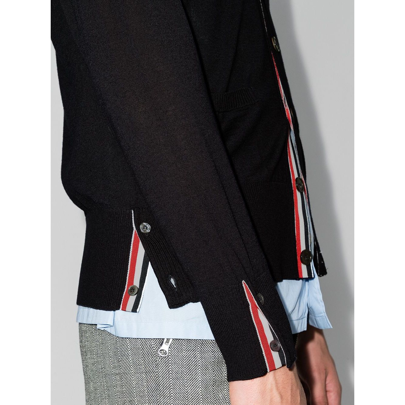 Thom Browne Sweaters Blue Topwear