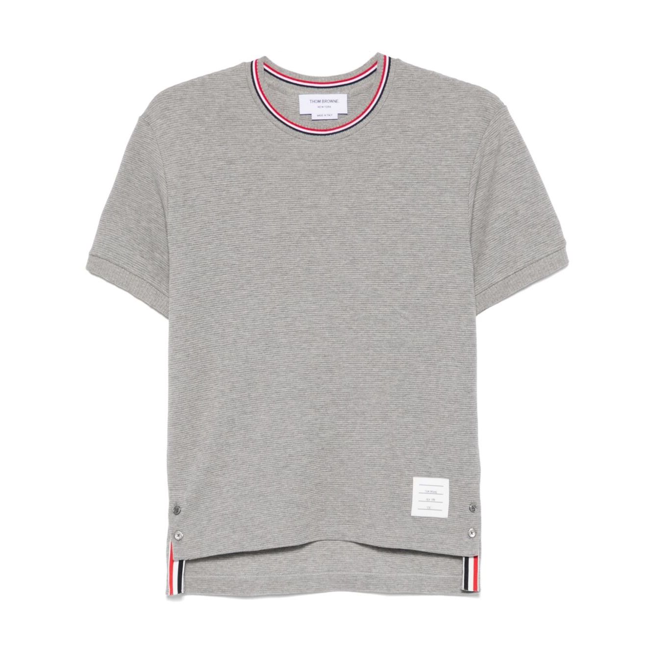 Thom Browne T-shirts and Polos Light Grey Topwear