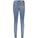 Tommy Hilfiger Blue Cotton Women Jeans TO-38454-W25 | L30