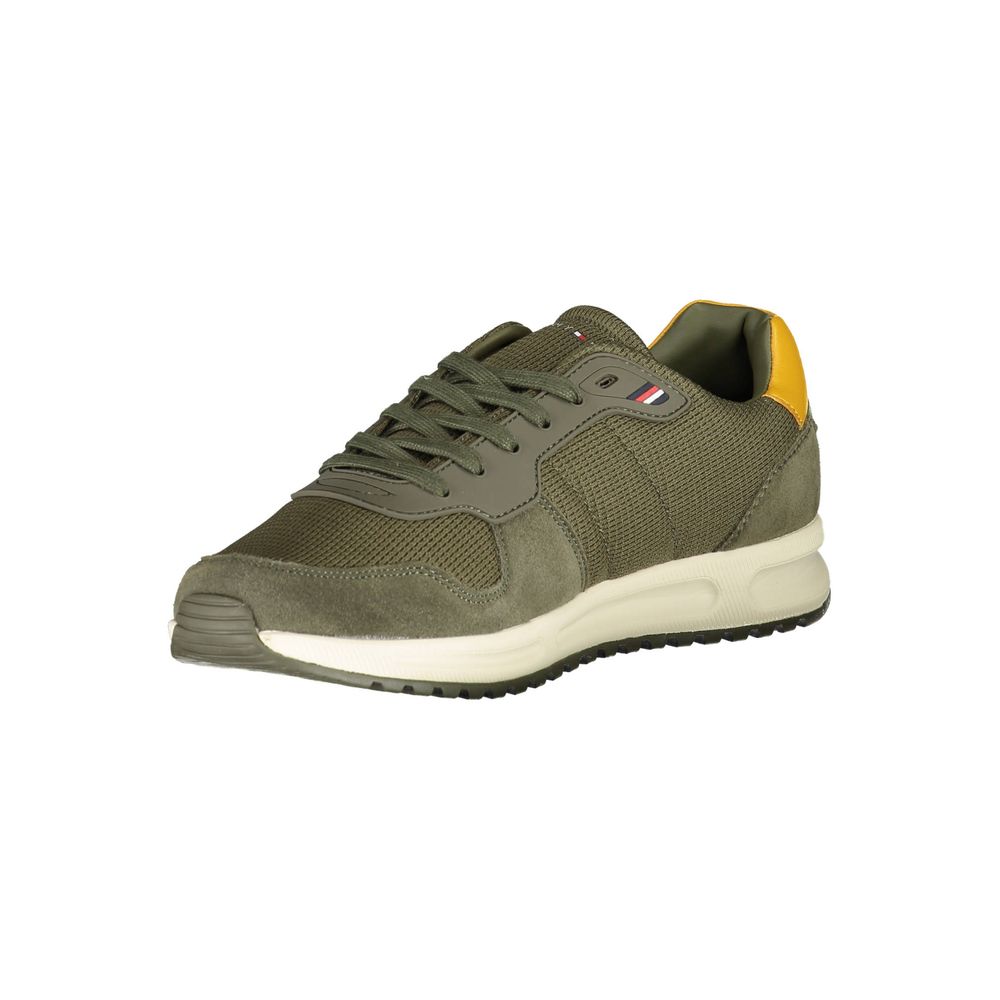 Tommy Hilfiger Green Polyester Sneaker