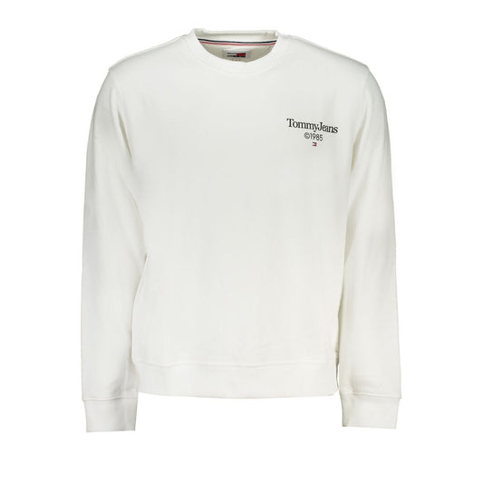 Tommy Hilfiger White Cotton Men Sweater