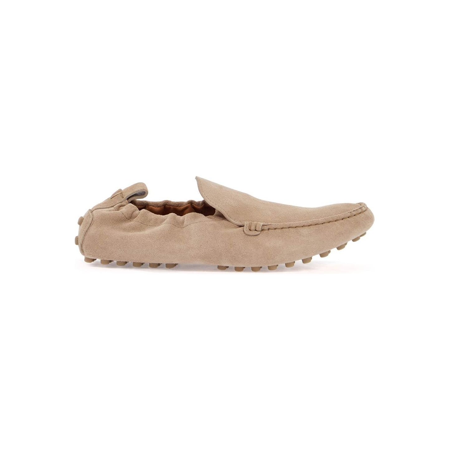 Tod'S gathered leather slippers in cord color