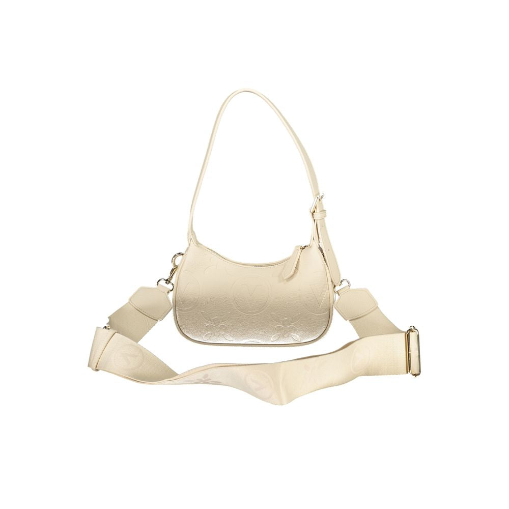 Valentino Bags beige polyethylene women's handbag with adjustable shoulder handle and removable straps