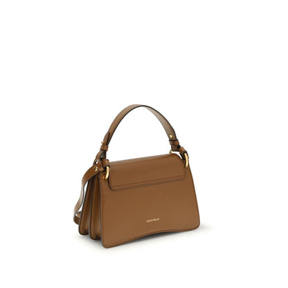 Coccinelle Brown Calf Leather Bos Taurus Handbag