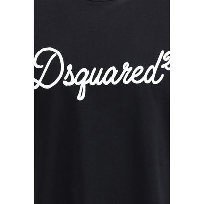 Dsquared² Black Cotton T-Shirt 1728,72470364320,Black,Clothing,Dsquared²,L,Men,New with tags,S,T-Shirts - Clothing,T-Shirts - T-Shirts - Clothing,XXL
