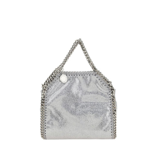 Stella McCartney Silver Tiny Shaggy Tote Shoulder Bag