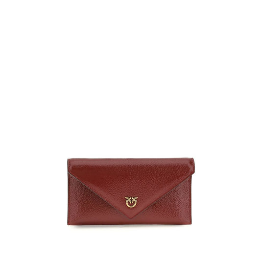 PINKO Bordeaux Calf Leather Bos Taurus Clutch Bag 1728,72470364320,Bags,Bordeaux,Clutch Bags - Bags,New with tags,PINKO,Women