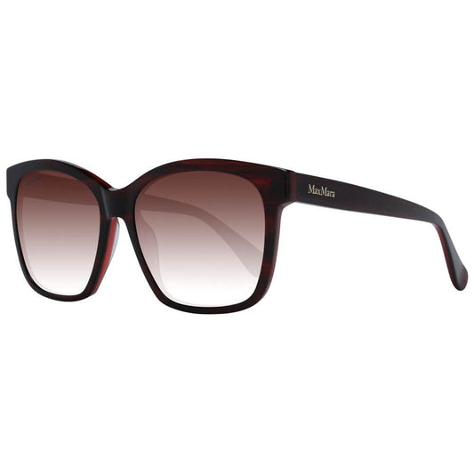 Max Mara Burgundy Plastic Sunglasses