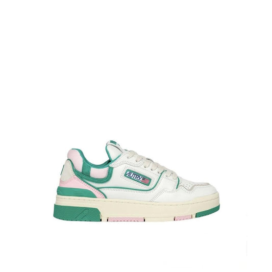 Autry White Leather Low Top Sneakers 1728,75611013280,Autry,EU36/US6,Low Tops - Sneakers - Shoes,New with tags,Shoes,Sneakers - Shoes,White,Women