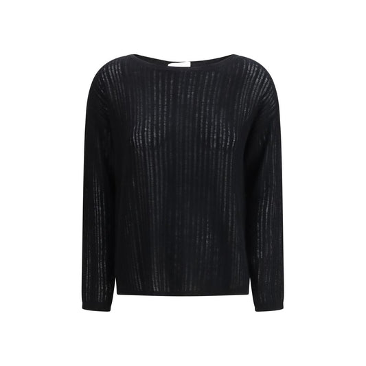 Allude Black Cashmere Sweater 1728,72470364320,Allude,Black,Cashmere - Sweaters - Clothing,Clothing,M,New with tags,S,Sweaters - Clothing,Women,XS