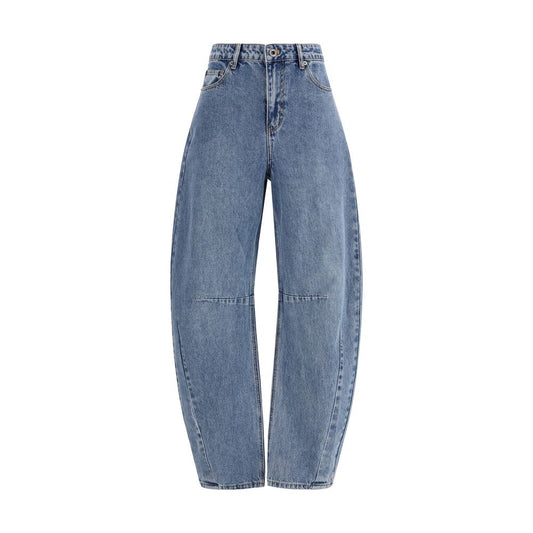 Self-Portrait Blue Cotton Relaxed Fit Jeans 1728,26,27,28,72470364320,Blue,Clothing,Jeans Denim - Clothing,New with tags,Relaxed Fit Jeans - Jeans Denim - Clothing,Self-Portrait,W24,W25,Women