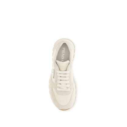 Prada Beige Nylon Low Top Sneakers 1728,72470364320,Beige,EU43/US10,EU44/US11,Low Tops - Sneakers - Shoes,Men,New with tags,Prada,Shoes,Sneakers - Shoes