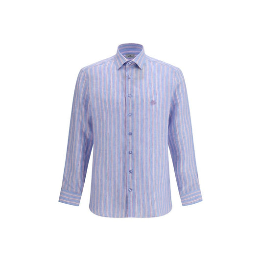 Etro Multicolor Linen Pattern Shirt 1728,38,39,40,41,42,43,72470364320,Clothing,Etro,Men,Multicolor,New with tags,Pattern - Shirts - Clothing,Shirts - Clothing