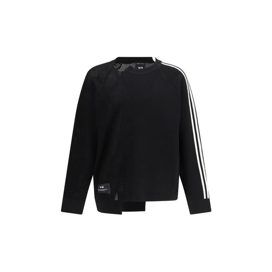 Y-3 Black Viscose Sweatshirt 1728,72470364320,Black,Clothing,L,M,Men,New with tags,Sweaters - Clothing,Sweatshirts - Sweaters - Clothing,XL,Y-3
