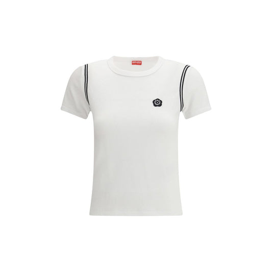 Kenzo White Cotton T-Shirt 1728,72470364320,Clothing,Kenzo,L,M,New with tags,S,T-Shirts - Clothing,T-Shirts - T-Shirts - Clothing,White,Women,XS