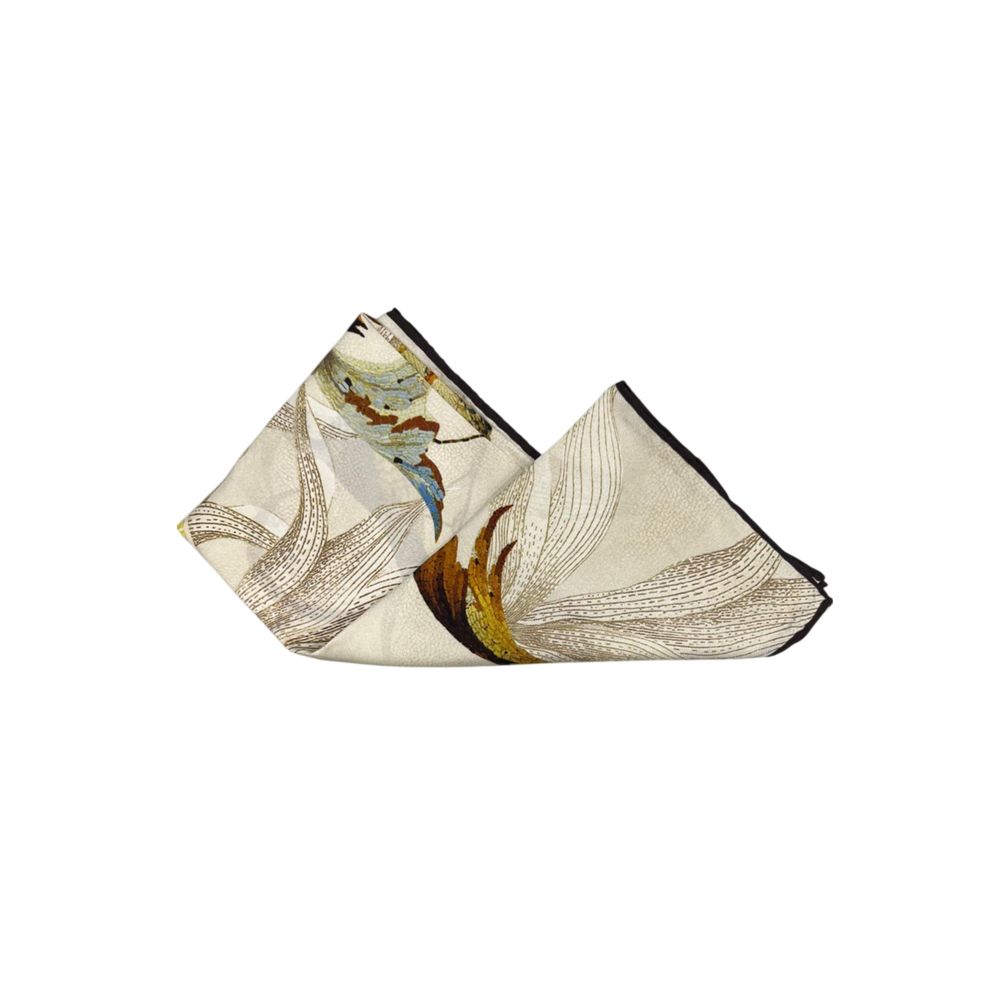 Borbonese Beige Silk Women Scarf 1728,67345744032,Accessories,Beige,Borbonese,New with tags,Scarves - Accessories,Scarves - Scarves - Accessories,Women