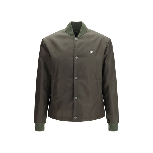 Prada Bicolor Nylon Bomber 1728,72470364320,Bicolor,Bombers - Jackets & Coats - Clothing,Clothing,IT48 | M,IT52 | XL,Jackets & Coats - Clothing,Men,New with tags,Prada