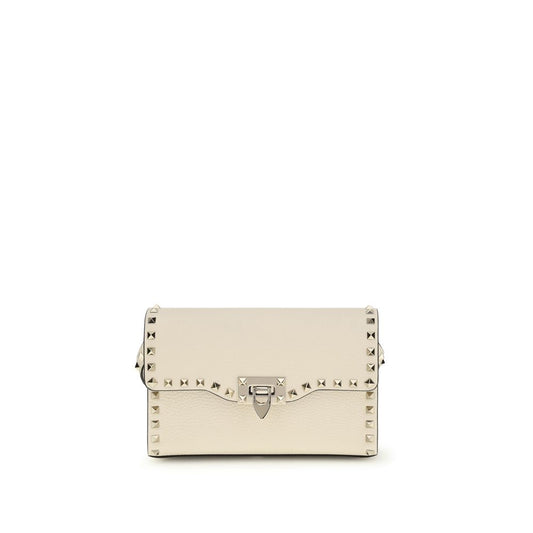 Valentino Garavani Beige Calf Leather Bos Taurus Shoulder Bag 1728,72470364320,Bags,Beige,New with tags,Shoulder Bags - Bags,Valentino Garavani,Women