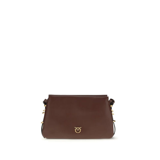PINKO Brown Calf Leather Bos Taurus Shoulder Bag 1728,72470364320,Bags,Brown,New with tags,PINKO,Shoulder Bags - Bags,Women