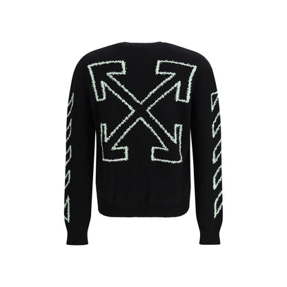Off-White Black Cotton Sweatshirt 1728,72470364320,Black,Clothing,L,M,Men,New with tags,Off-White,S,Sweaters - Clothing,Sweatshirts - Sweaters - Clothing