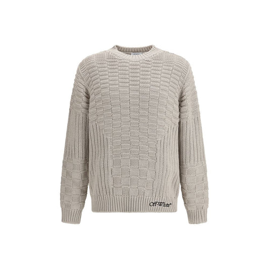Off-White Beige Cotton Sweatshirt 1728,72470364320,Beige,Clothing,L,M,Men,New with tags,Off-White,Sweaters - Clothing,Sweatshirts - Sweaters - Clothing