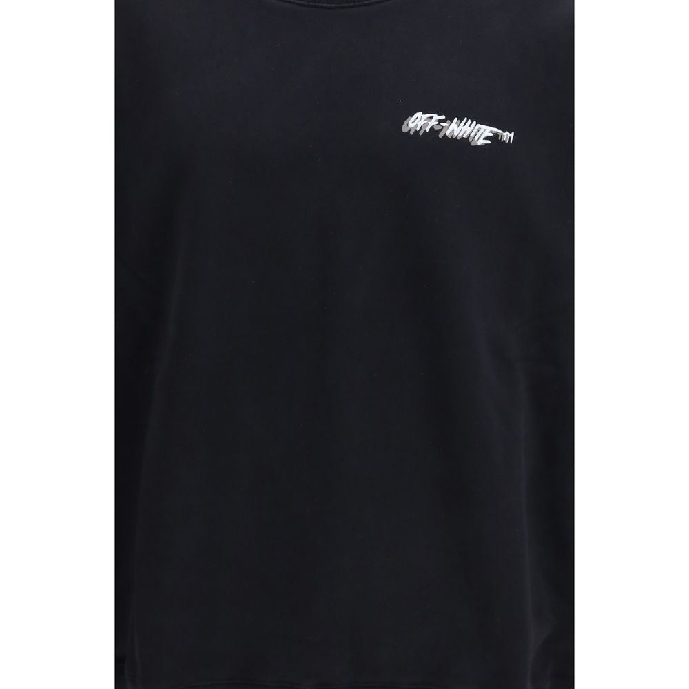 Off-White Black Cotton Sweatshirt 1728,72470364320,Black,Clothing,L,M,Men,New with tags,Off-White,Sweaters - Clothing,Sweatshirts - Sweaters - Clothing,XL