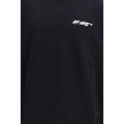 Off-White Black Cotton Sweatshirt 1728,72470364320,Black,Clothing,L,M,Men,New with tags,Off-White,Sweaters - Clothing,Sweatshirts - Sweaters - Clothing,XL