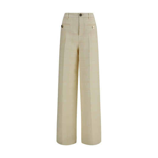 Gucci Beige Cotton Casual Pants 1728,72470364320,Beige,Casual Pants - Pants - Clothing,Clothing,Gucci,IT40 | M,IT42 | L,New with tags,Pants - Clothing,Women