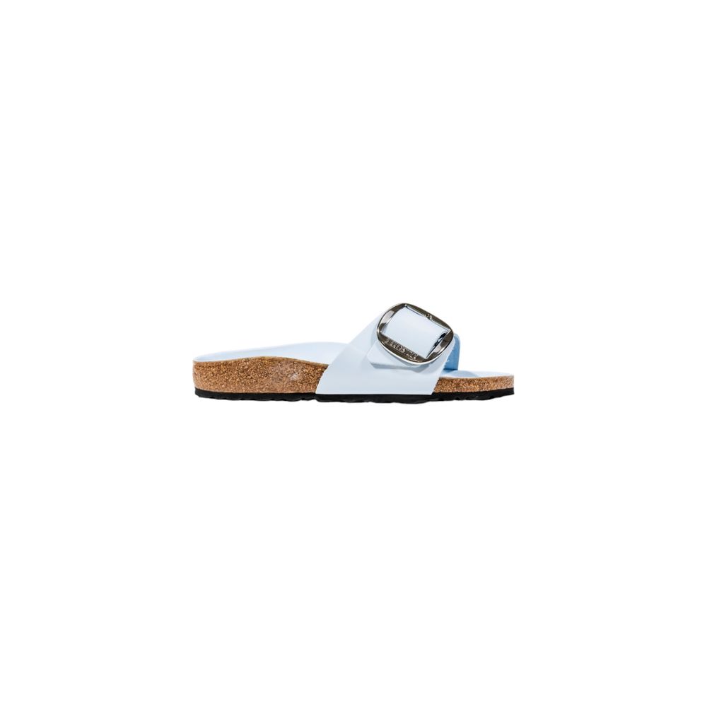 Birkenstock Blue Artificial Leather Flat Sandals 1728,71956299936,Birkenstock,Blue,EU37/US7,EU38/US8,EU39/US9,Flat - Sandals - Shoes,New with tags,Sandals - Shoes,Shoes,Women
