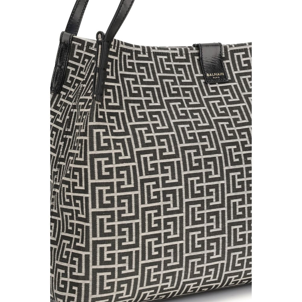Balmain Black The Medium Tote Bag