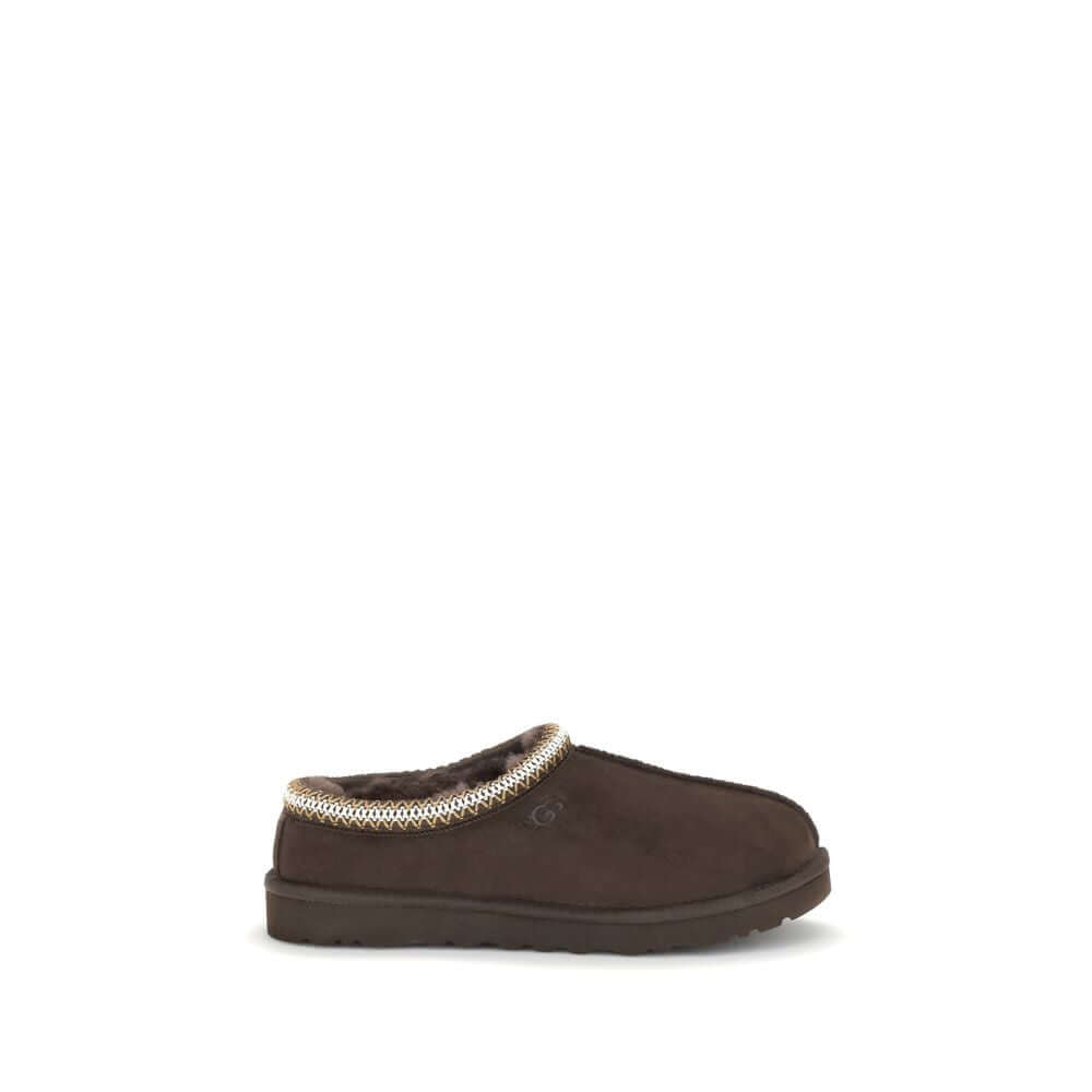 UGG Brown Leather Mules 1728,72470364320,Brown,EU41/US8,EU42/US9,EU43/US10,EU44/US11,EU45/US12,Flats - Shoes,Men,Mules - Flats - Shoes,New with tags,Shoes,UGG