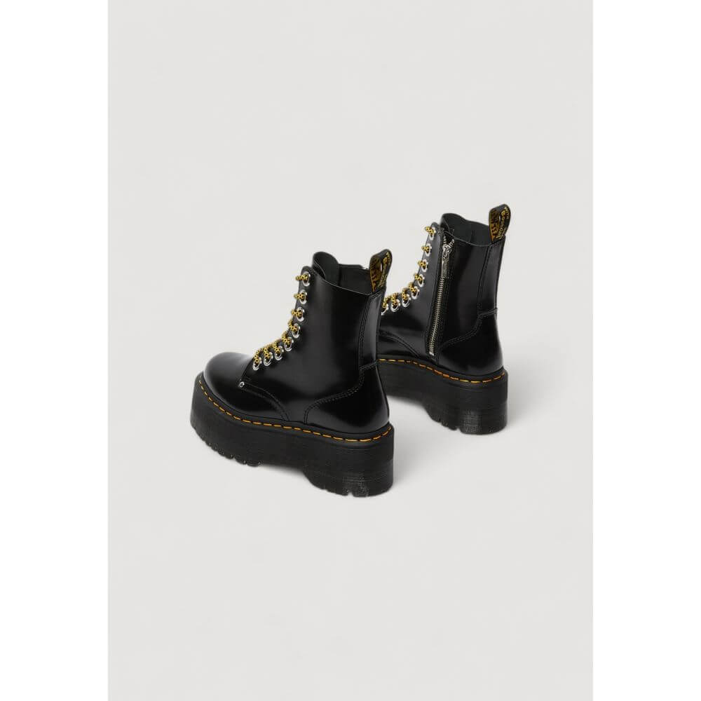 Dr. Martens Black Leather Lace-Up Boots