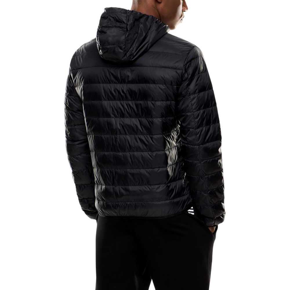 EA7 Emporio Armani Bicolor Polyamide Full-Length Jacket