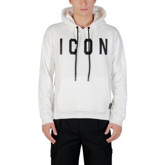 Icon Black And White Cotton Hoodie 1728,71956299936,Black and White,Clothing,Hoodies - Sweaters - Clothing,Icon,IT42 | XS,Men,New with tags,Sweaters - Clothing