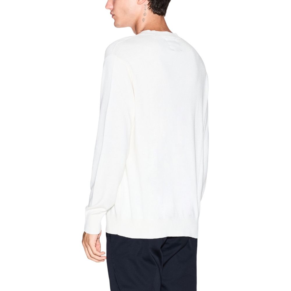 Armani Exchange Cream Viscose Sweatshirt 1728,71956299936,Armani Exchange,Clothing,Cream,IT48 | L,IT52 | XL,IT54 | XXL,Men,New with tags,Sweaters - Clothing,Sweatshirts - Sweaters - Clothing