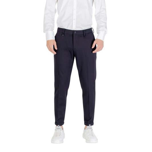 Antony Morato Blue Viscose Dress Pants 1728,71956299936,Antony Morato,Blue,Clothing,Dress Pants - Pants - Clothing,IT54 | XXL,Men,New with tags,Pants - Clothing