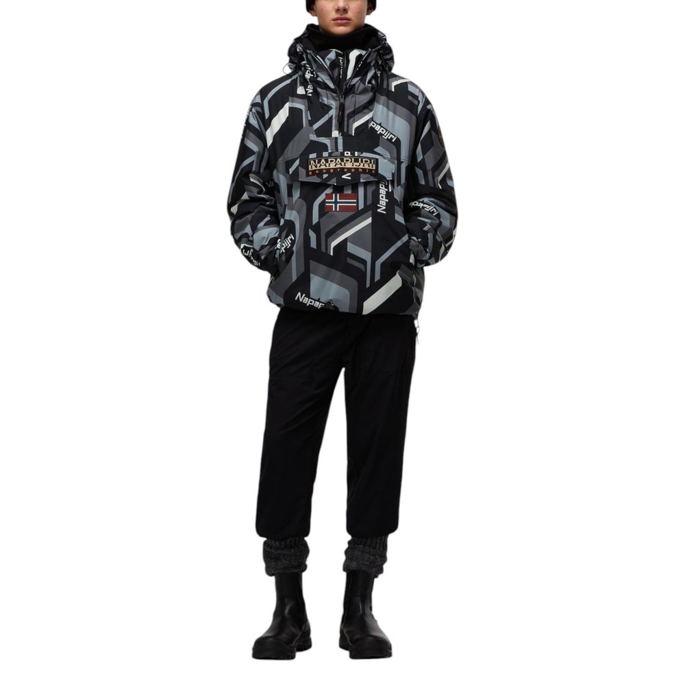Napapijri Bicolor Recycled Polyester Shell Jacket
