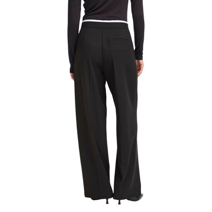 ICHI Black Polyester Pants 1728,71956299936,Black,Clothing,ICHI,IT36|XXS,IT40|S,New with tags,Pants - Clothing,Women