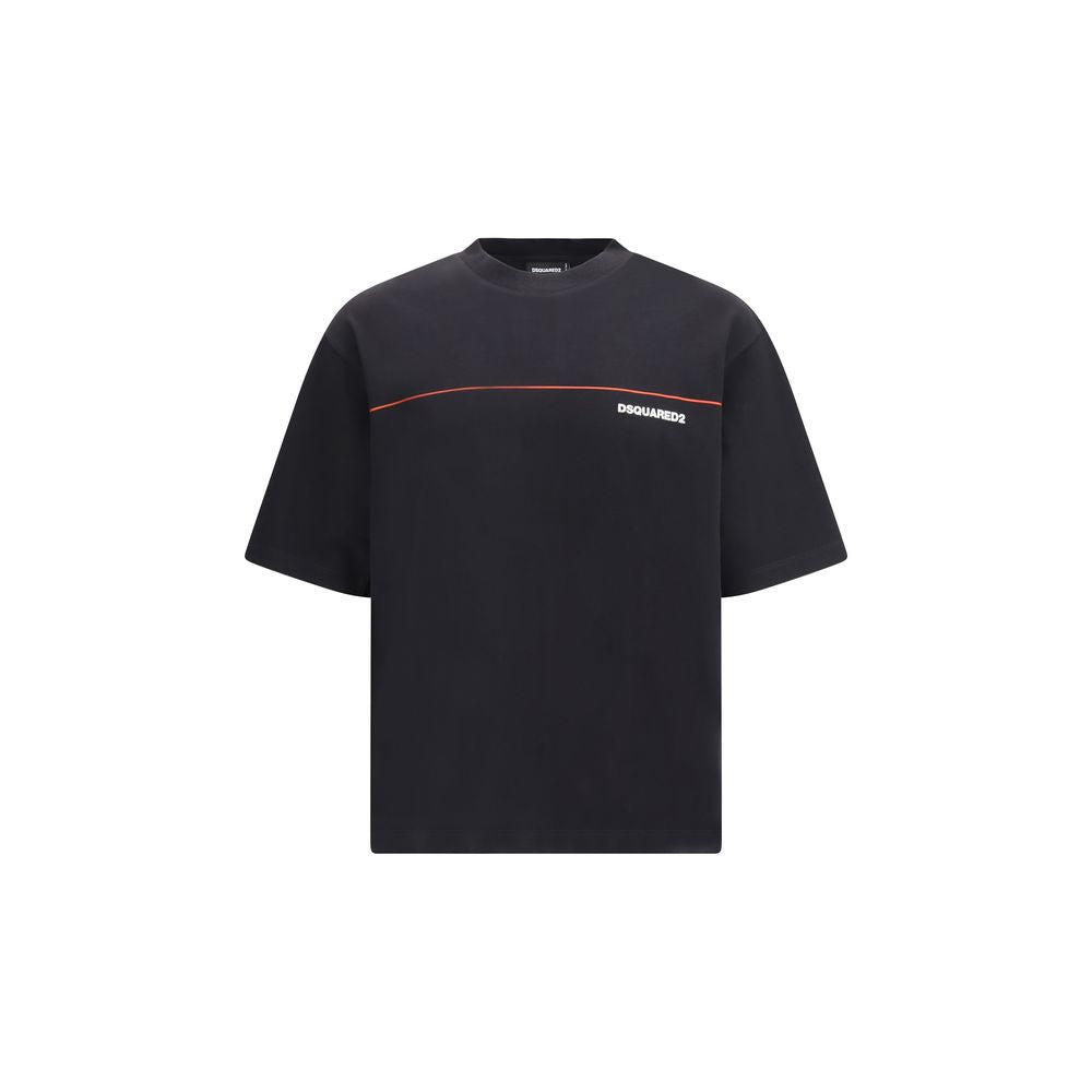 Dsquared² Black Cotton T-Shirt