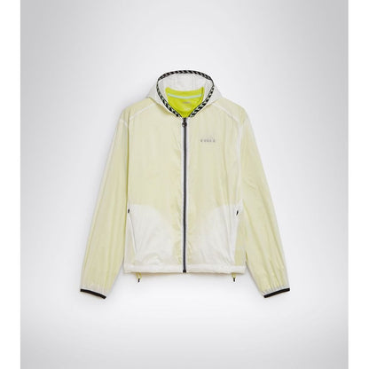 Diadora White Polyamide Shell Jacket