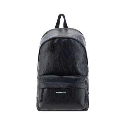 Balenciaga Black Lamb Ovis Aries Backpack