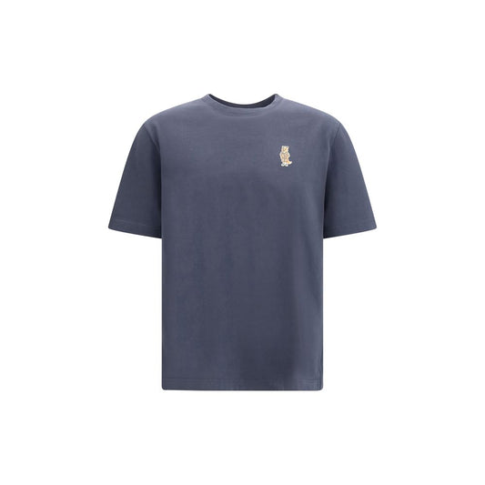 Maison Kitsuné Blue Cotton T-Shirt 1728,72470364320,Blue,Clothing,L,M,Maison Kitsuné,Men,New with tags,S,T-Shirts - Clothing,T-Shirts - T-Shirts - Clothing,XL