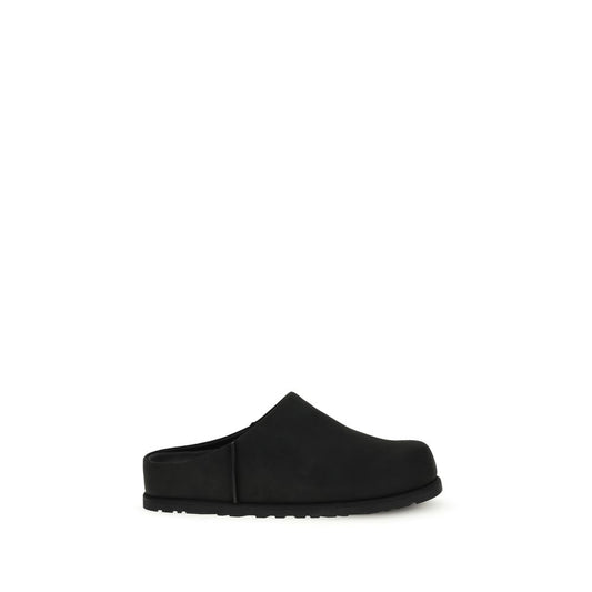 UGG Black Calf Leather Bos Taurus Mules 1728,72470364320,Black,EU40/US7,EU41/US8,EU42/US9,EU43/US10,EU44/US11,EU45/US12,EU46/US13,Flats - Shoes,Men,Mules - Flats - Shoes,New with tags,Shoes,UGG