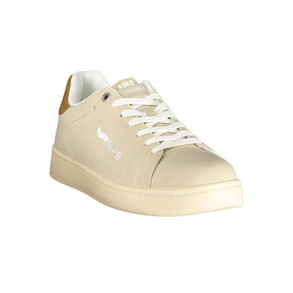 Gas Beige Polyurethane Men Sneaker 1728,67403481248,Athletic - Sneakers - Shoes,Beige,EU40/US7,EU41/US8,EU42/US9,EU43/US10,EU44/US11,EU45/US12,Gas,Men,New with tags,Shoes,Sneakers - Shoes