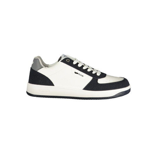 Gas Bianco Polyurethane Men Sneaker 1728,67403481248,Athletic - Sneakers - Shoes,EU40/US7,EU41/US8,EU42/US9,EU43/US10,EU44/US11,EU45/US12,Gas,Men,New with tags,Shoes,Sneakers - Shoes,White