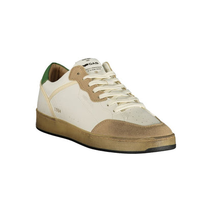 Gas White Polyurethane Men Sneaker 1728,67403481248,Athletic - Sneakers - Shoes,EU40/US7,EU41/US8,EU42/US9,EU43/US10,EU44/US11,EU45/US12,EU46,Gas,Men,New with tags,Shoes,Sneakers - Shoes,White