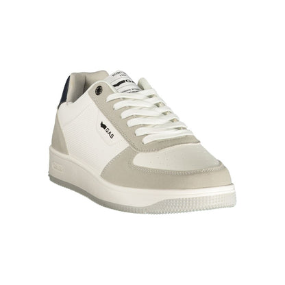 Gas Bianco Polyurethane Men Sneaker 1728,67403481248,Athletic - Sneakers - Shoes,EU40/US7,EU41/US8,EU42/US9,EU43/US10,EU44/US11,EU45/US12,EU46,Gas,Men,New with tags,Shoes,Sneakers - Shoes,White